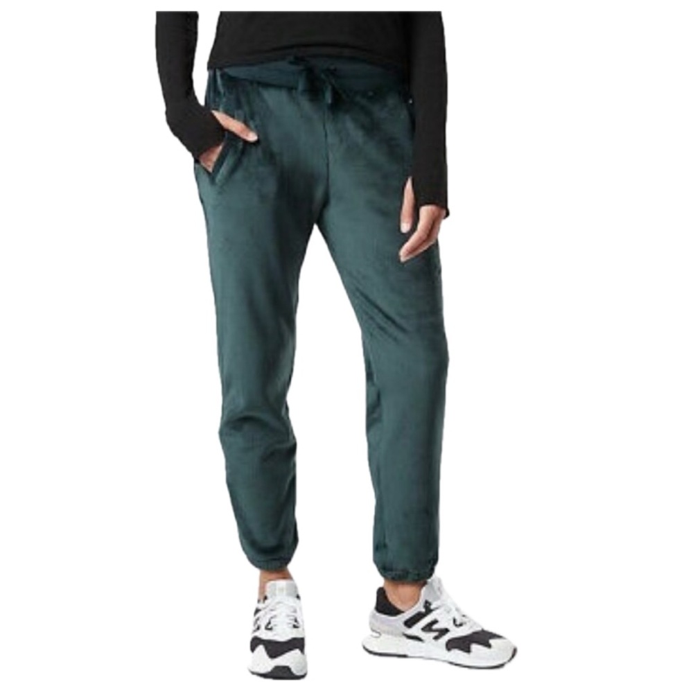 Athleta Double Cozy Karma Recover Jogger Nordic Teal size S